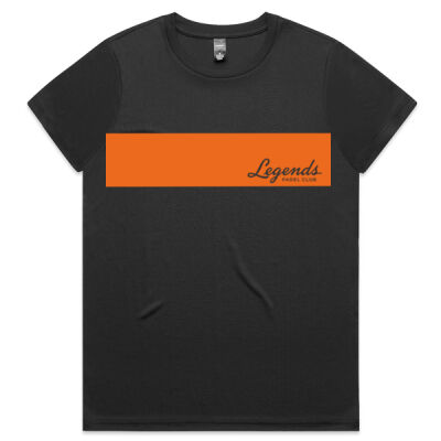 Womens Active Tee - Orange Bar Thumbnail