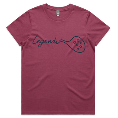 Womens Cotton Tee - Line Art Thumbnail